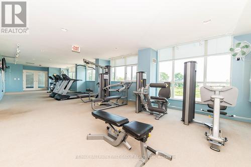 711 - 1600 Charles Street, Whitby (Port Whitby), ON - Indoor Photo Showing Gym Room