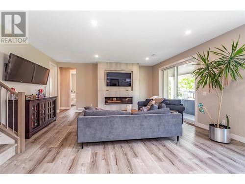 245 Summer Wood Drive, Kelowna, BC - Indoor Photo Showing Living Room With Fireplace