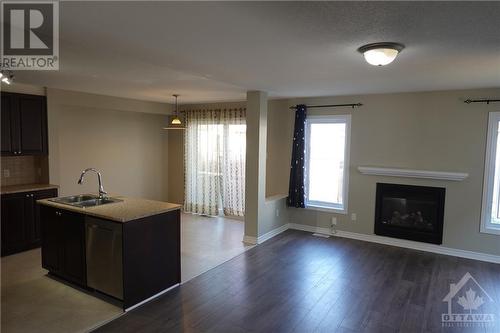 113 Akita Walk, Ottawa, ON - Indoor With Fireplace