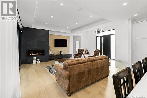 178 Bouchard, Dieppe, NB - Indoor Photo Showing Living Room With Fireplace