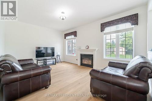 46 Maverick Crescent, Brampton, ON - Indoor Photo Showing Living Room With Fireplace