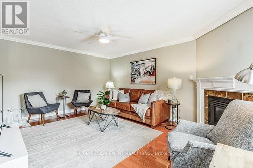 322 Leacock Avenue, Oakville (River Oaks), ON - Indoor Photo Showing Living Room With Fireplace