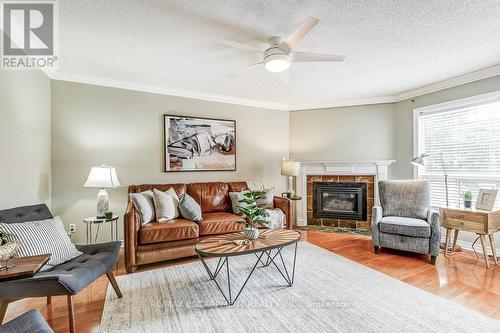 322 Leacock Avenue, Oakville (River Oaks), ON - Indoor Photo Showing Living Room With Fireplace