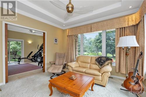 Read, play guitar, or just be in the sitting area. - 105 Locharron Crescent, Ottawa, ON - Indoor Photo Showing Living Room