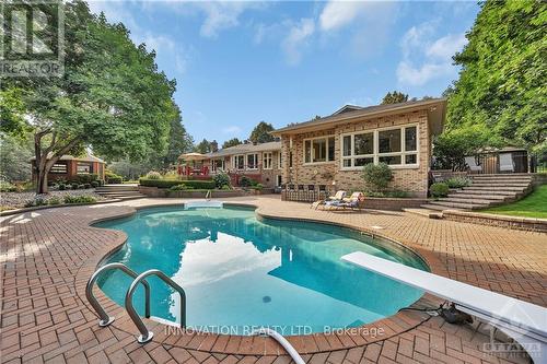 105 Locharron Crescent, Ottawa, ON - Outdoor With In Ground Pool