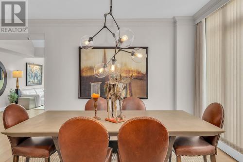 1152 Sunset Drive Unit# 1702, Kelowna, BC - Indoor Photo Showing Dining Room