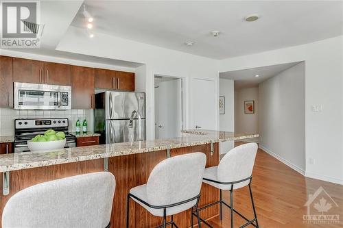 200 Rideau Street Unit#1801, Ottawa, ON - Indoor Photo Showing Kitchen