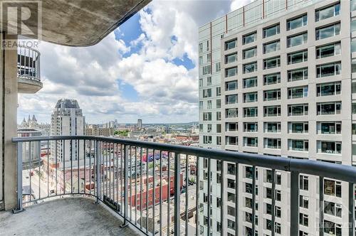 200 Rideau Street Unit#1801, Ottawa, ON - Outdoor With Balcony