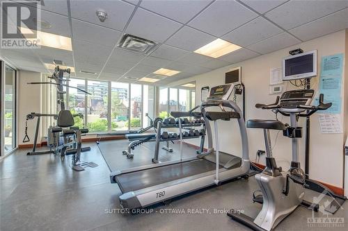 1801 - 200 Rideau Street, Ottawa, ON - Indoor Photo Showing Gym Room