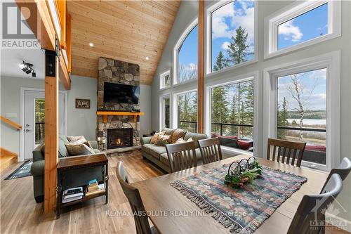 4634 Matawatchan Road, Greater Madawaska, ON - Indoor Photo Showing Other Room With Fireplace