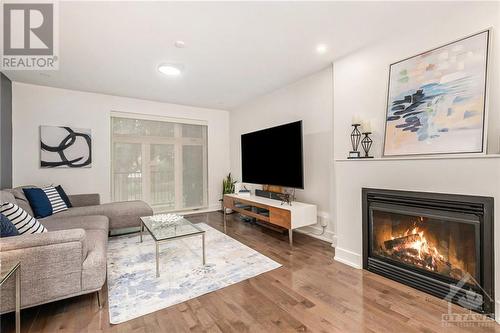 160 Begonia Avenue, Ottawa, ON - Indoor Photo Showing Living Room With Fireplace