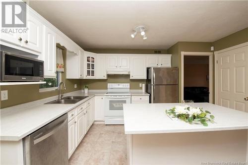 213 Shannon Drive, Moncton, NB - Indoor Photo Showing Kitchen With Double Sink