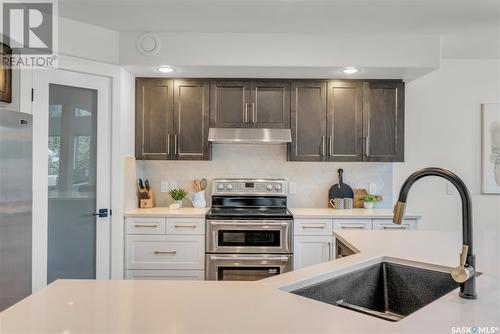 203 Adaskin Cove, Saskatoon, SK - Indoor Photo Showing Kitchen With Upgraded Kitchen