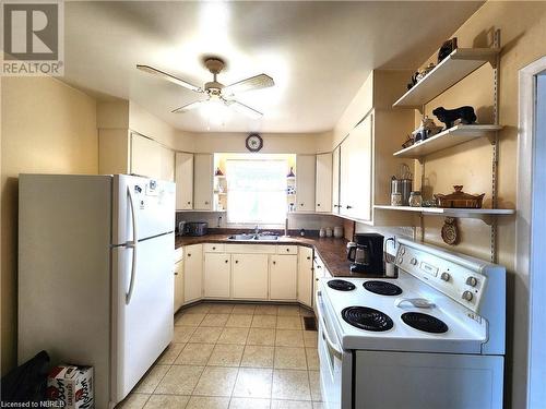 145 Mccarthy Street, Trout Creek, ON - Indoor Photo Showing Kitchen With Double Sink