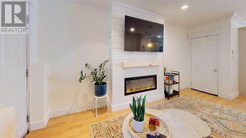 8 Bond Street, St. John'S, NL - Indoor Photo Showing Living Room With Fireplace