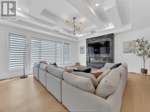 4532 Valerio Crescent, Lasalle, ON - Indoor Photo Showing Living Room With Fireplace