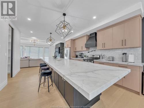 4532 Valerio Crescent, Lasalle, ON - Indoor Photo Showing Kitchen With Upgraded Kitchen