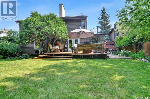 110 Sunset Drive, Regina, SK - Outdoor With Deck Patio Veranda