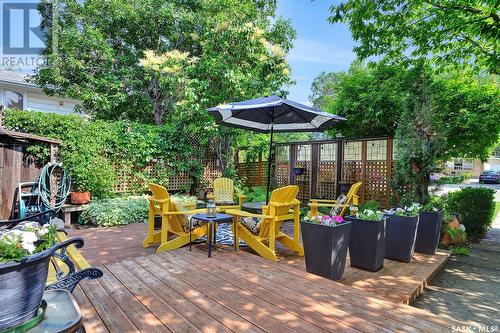 110 Sunset Drive, Regina, SK - Outdoor With Deck Patio Veranda With Exterior