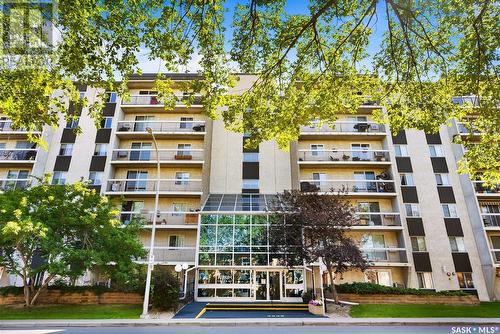 321 4045 Rae Street, Regina, SK - Outdoor With Balcony With Facade