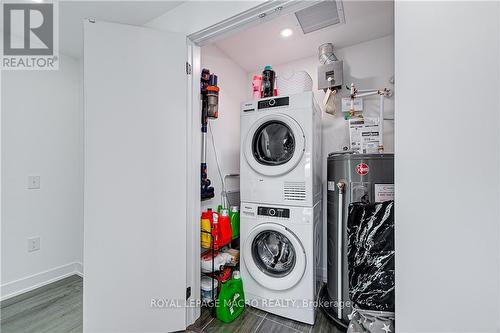 201 - 8 Culinary Lane, Barrie, ON - Indoor Photo Showing Laundry Room