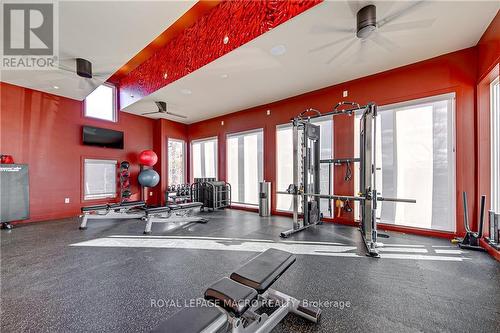 201 - 8 Culinary Lane, Barrie, ON - Indoor Photo Showing Gym Room