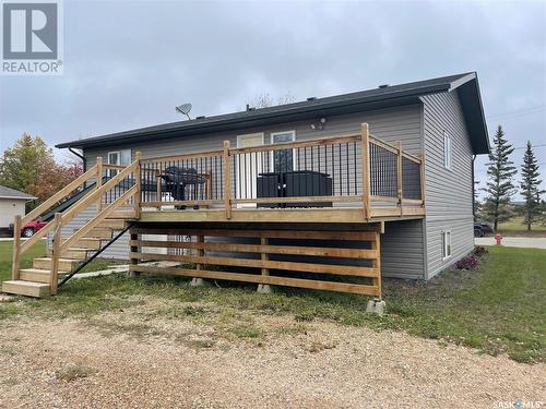 820 99Th Avenue, Tisdale, SK - Outdoor With Deck Patio Veranda With Exterior