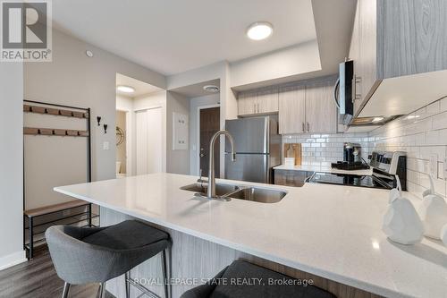 413 - 16 Markle Crescent, Hamilton (Ancaster), ON - Indoor Photo Showing Kitchen With Stainless Steel Kitchen With Double Sink With Upgraded Kitchen