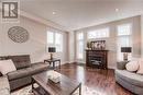 313 Zeller Drive, Kitchener, ON  - Indoor Photo Showing Living Room With Fireplace 