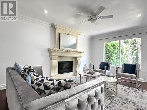 34 Ferrah Street, Markham (Unionville), ON - Indoor Photo Showing Living Room With Fireplace