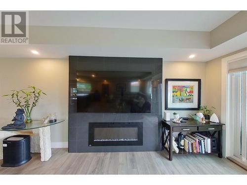 131 Harbourfront Drive Ne Unit# 503, Salmon Arm, BC - Indoor Photo Showing Living Room With Fireplace