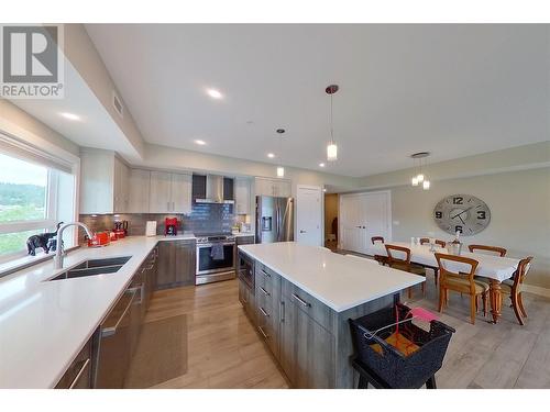 131 Harbourfront Drive Ne Unit# 503, Salmon Arm, BC - Indoor Photo Showing Kitchen With Double Sink