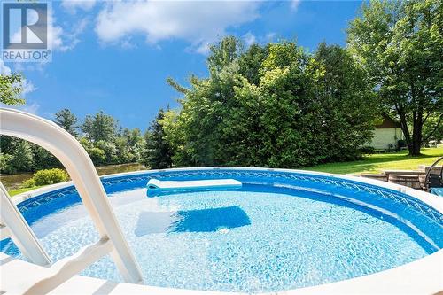 1430 Notre-Dame Street, Embrun, ON - Outdoor With Above Ground Pool With Backyard