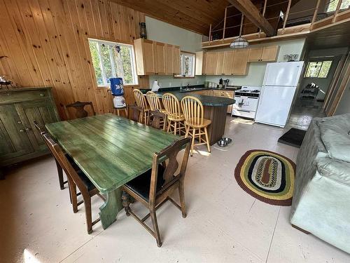 Lot 4 Wolf Island, Kenora, ON - Indoor Photo Showing Dining Room