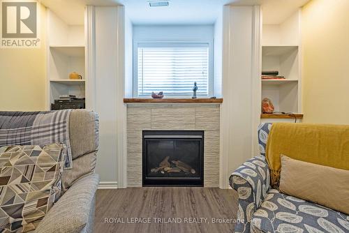 87 Pine Valley Drive, St. Thomas, ON - Indoor Photo Showing Living Room With Fireplace