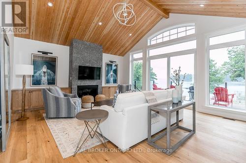 8 - 1841 Muskoka Road 118 W, Bracebridge, ON - Indoor Photo Showing Living Room With Fireplace