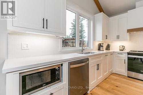 8 - 1841 Muskoka Road 118 W, Bracebridge, ON - Indoor Photo Showing Kitchen With Double Sink