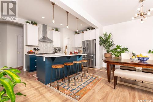 326 Schmeiser Bend, Saskatoon, SK - Indoor Photo Showing Kitchen With Upgraded Kitchen