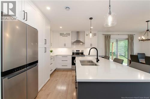 414 Maplehurst Drive, Moncton, NB - Indoor Photo Showing Kitchen With Double Sink With Upgraded Kitchen