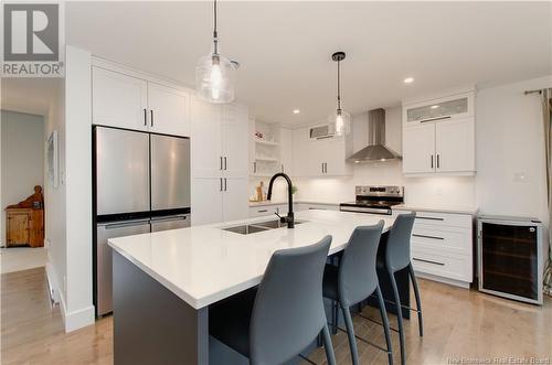 414 Maplehurst Drive, Moncton, NB - Indoor Photo Showing Kitchen With Double Sink With Upgraded Kitchen