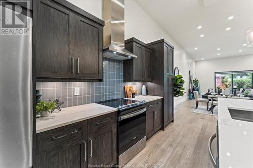 506 Lily Mac Boulevard, Windsor, ON - Indoor Photo Showing Kitchen With Upgraded Kitchen