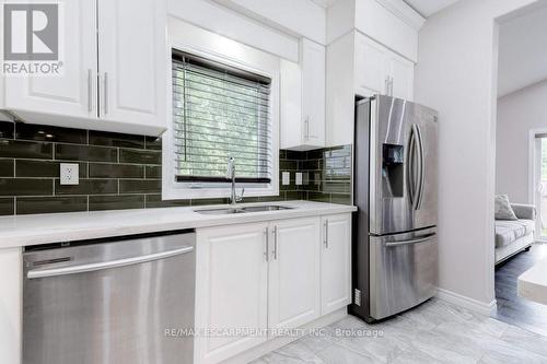 58 Province Street N, Hamilton (Crown Point), ON - Indoor Photo Showing Kitchen With Double Sink