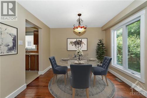 Dining Room Virtually Staged - 6085 Meadowhill Crescent, Ottawa, ON - Indoor Photo Showing Dining Room