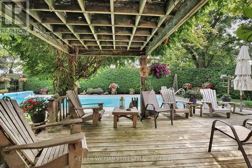 7 Glenburnie Crescent, London, ON - Outdoor With In Ground Pool With Deck Patio Veranda