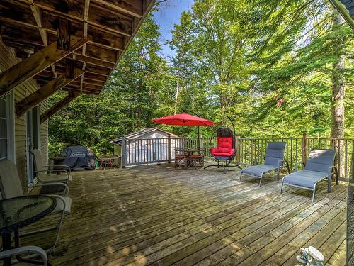 Balcony - 912 Ch. Du Lac-Winnetou, Amherst, QC - Outdoor With Deck Patio Veranda