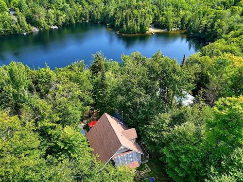 Aerial photo - 912 Ch. Du Lac-Winnetou, Amherst, QC - Outdoor With Body Of Water With View