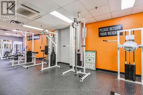 912 - 716 The West Mall W, Toronto (Eringate-Centennial-West Deane), ON - Indoor Photo Showing Gym Room