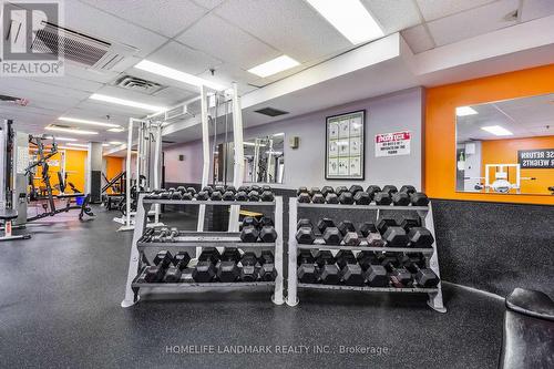 912 - 716 The West Mall W, Toronto (Eringate-Centennial-West Deane), ON - Indoor Photo Showing Gym Room