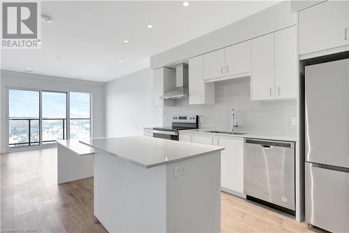 50 Grand Avenue S Unit# 1711, Cambridge, ON - Indoor Photo Showing Kitchen With Upgraded Kitchen