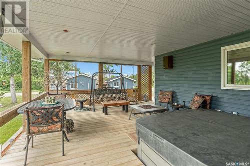 430 Railway Avenue, Blaine Lake, SK - Outdoor With Deck Patio Veranda With Exterior